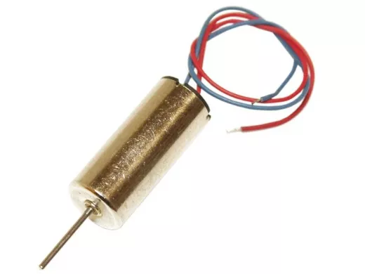Двигатель 3,7V RC716RB (L/Dдвиг=16/7,0mm, L/Dвала=10/1,0mm, 55000об/м, 0,1А, выв.кр/син.) для авиамо