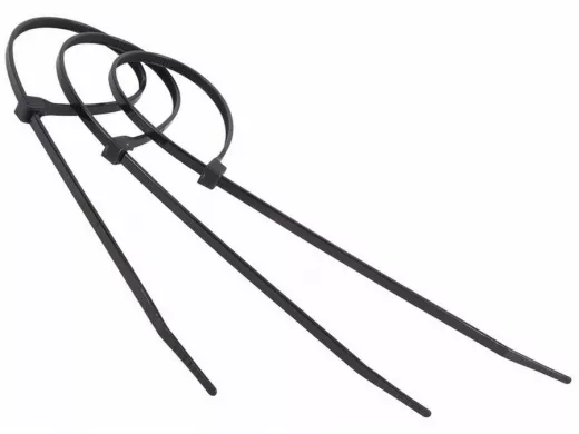 300х8мм кабельный хомут (стяжка) черная (100 шт) профессиональная