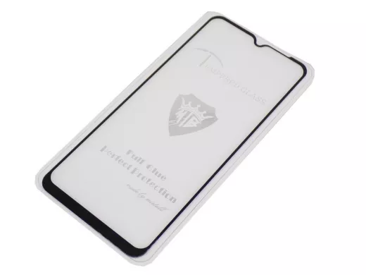 Стекло защитное Xiaomi Redmi 9A/9C/Poco M3/Poco M2, чёрное, Mtb Full GC, тех.пак.