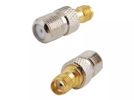 Переходник SMA (female, гнездо) - F (female, гнездо)