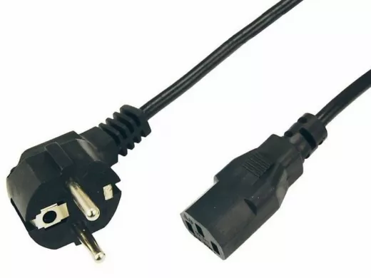 Кабель питания 1,8м с заземлением Евро  0.75мм  (PE) R11-1121