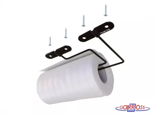 Держатель для бумажных полотенец к полке изогнутый 