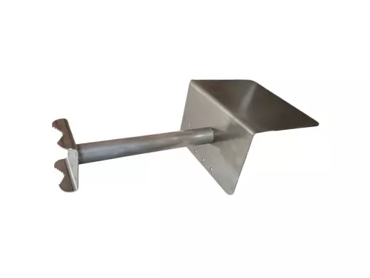 Кронштейн с козырьком для видеокамеры на трубу 15...51мм вылет 20см 