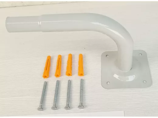 Поручень пристенный для зданий, длина  23см вылет 16см,1 опора 