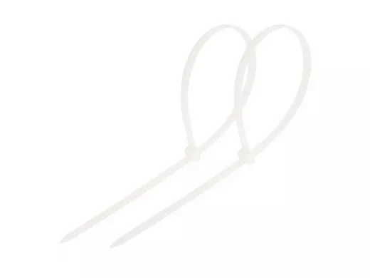 200x2,5мм кабельный хомут (стяжка нейлонoвая) nylon 100 шт. белый PROCONNECT