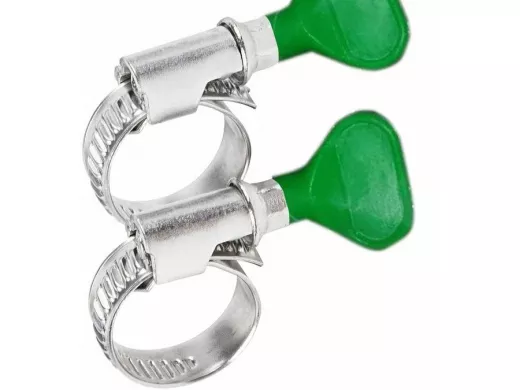 Хомут червячный цинк  32-50 мм с ключом W "ABI-27460"