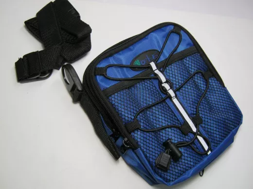 BB1508/2  Сумка для СD - плеера и 8 дисков , синего/черного цвета с сеткой