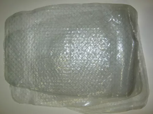 Коврики силиконовые 187 прозрачные (5 шт.) (1-10)