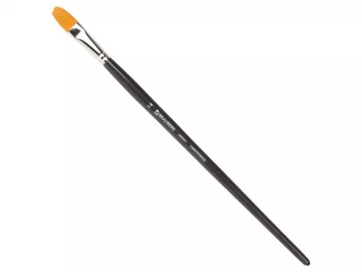 Кисть художественная проф. "BR-80155" ART CLASSIC, синтетика жесткая, овальная, № 14, длинная ручка