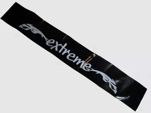 наклейка Светофильтр "Extreme" рисунок №1, наружная, (цвет белый), 20х130 см, черный фон